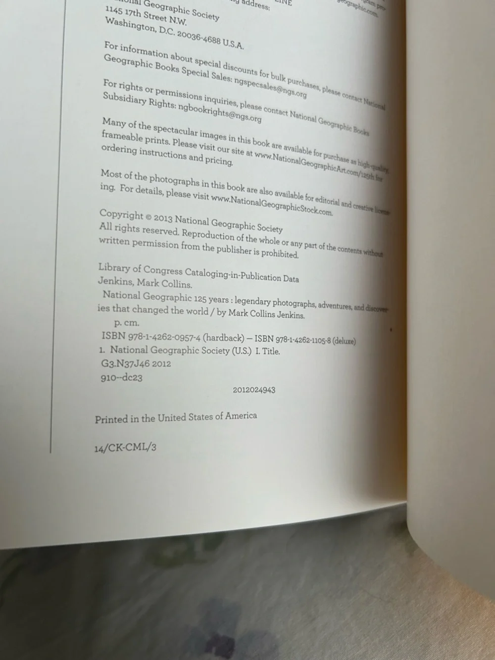 Historical Cultural Travel Academia National Geographic 125 Years Photo Book